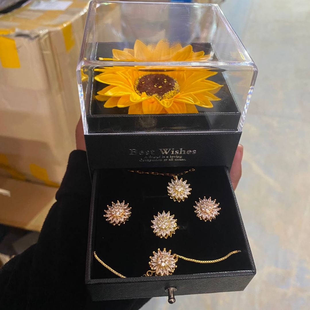 Set Girasol Giratorio + CAJA GIRASOL